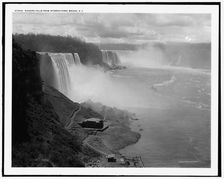 Niagara Falls, from International Bridge, N.Y., c.between 1905 and 1915. Creator: Unknown