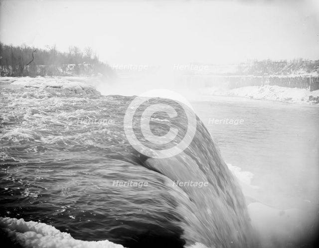 Niagara Falls from Prospect Point, between 1880 and 1901. Creator: Unknown.