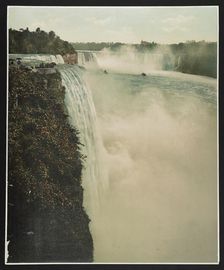 Niagara Falls from Prospect Point, c1900. Creator: William H. Jackson
