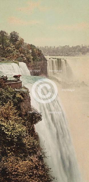 Niagara Falls from Prospect Point, ca 1900. Creator: Unknown.