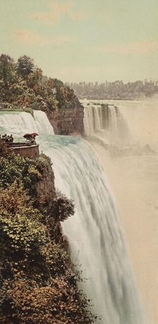 Niagara Falls from Prospect Point, ca 1900. Creator: Unknown