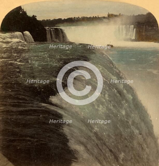 'Niagara Falls from Prospect Point, U.S.A.', 1894. Creator: Unknown.