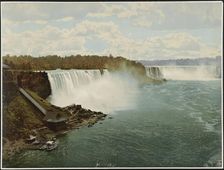 Niagara Falls from Steel Arch Bridge, c1900. Creator: William H. Jackson