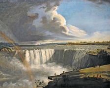 Niagara Falls from Table Rock, 1835. Artist: Morse, Samuel Finley Breese (1791-1872)