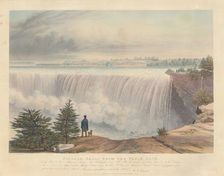 Niagara Falls from the Table Rock, published 1840. Creator: William James Bennett