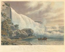 Niagara Falls from the American Side, published 1840. Creator: William James Bennett
