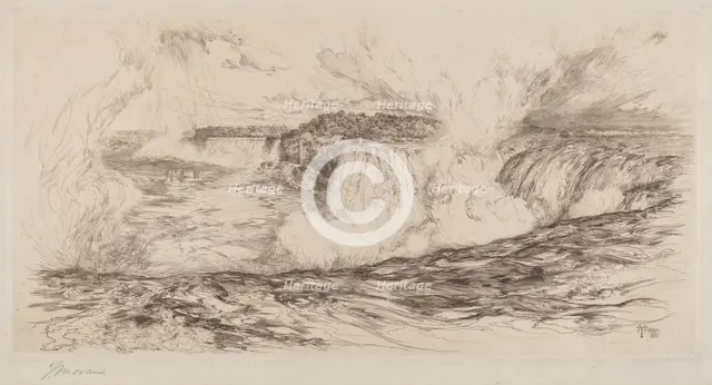 Niagara?From the Canadian Side, 1885. Creator: Thomas Moran.