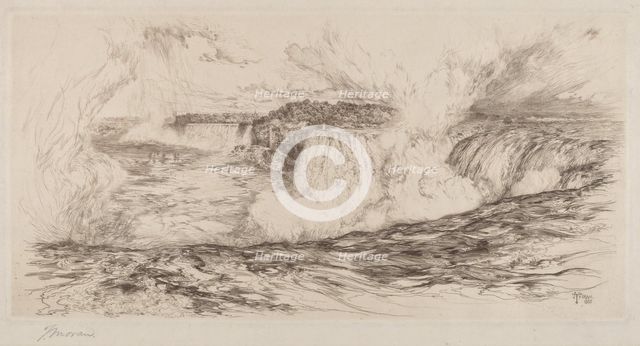 Niagara?From the Canadian Side, 1885. Creator: Thomas Moran.