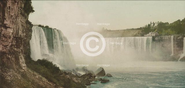 Niagara, general view from Cave of the Winds, ca 1900. Creator: Unknown.