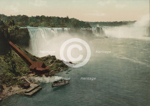 Niagara, general view of falls, c1898. Creator: Unknown.