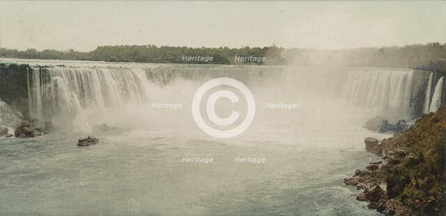 Niagara, general view of Horseshoe Falls, ca 1900. Creator: Unknown.