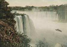 Niagara, Horseshoe Fall from Goat Island, c1898. Creator: Unknown