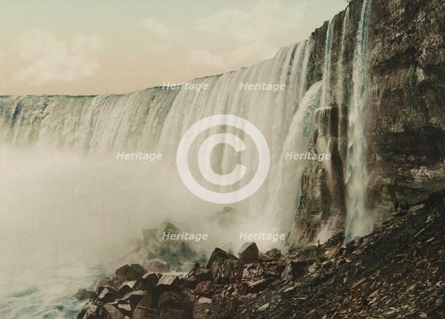 Niagara, Horseshoe Fall from Table Rock, c1898. Creator: Unknown.
