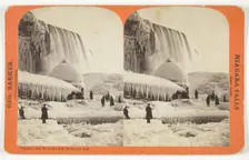 Niagara - Ice Mountain and American Fall, late 19th century. Creator: George Barker