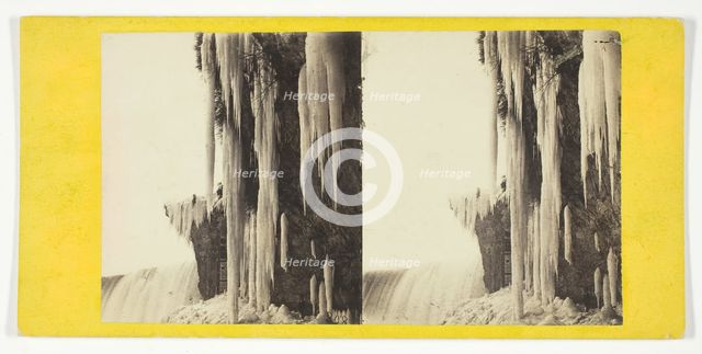 Niagara In Winter, 1860/61. Creator: Anthony & Company.