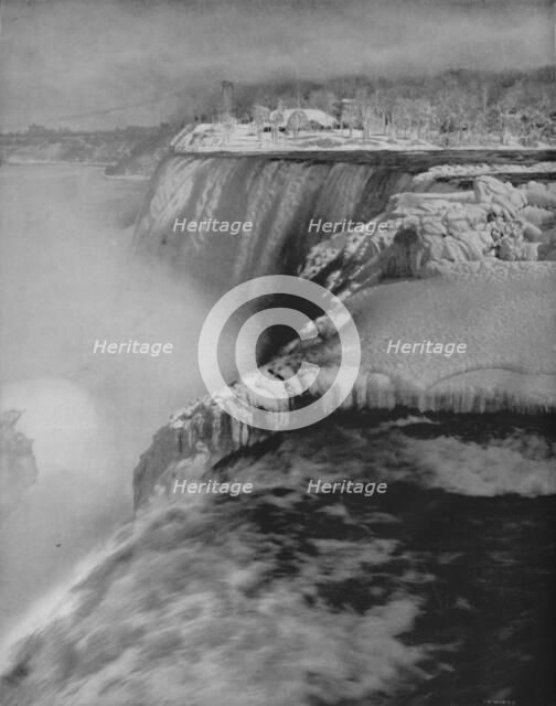 'Niagara in Winter', 19th century. Artist: Unknown.