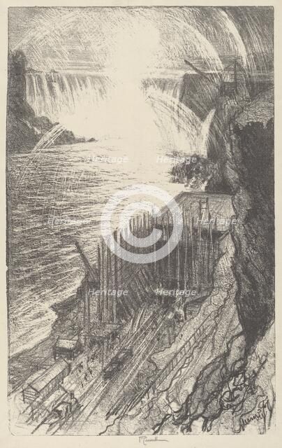 Niagara Rainbows, 1910. Creator: Joseph Pennell.