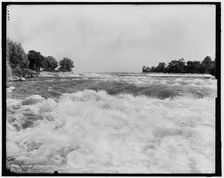 Niagara rapids, between 1890 and 1899. Creator: Unknown