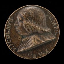 Niccolo Tempesta (?) of Treviso [obverse], late 15th or early 16th century. Creator: Antonio da Brescia