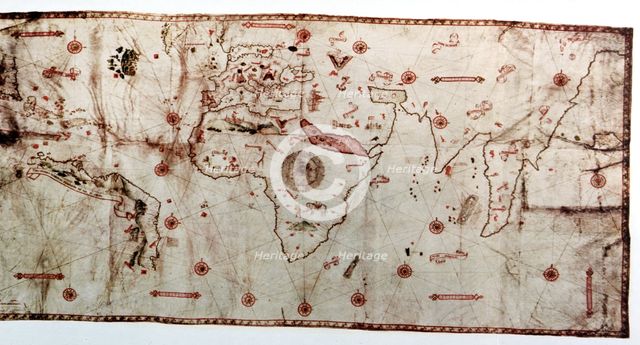 Niccolo Caveri Planisphere from 1502, this planisphere has no nomenclature and seems to refer to …