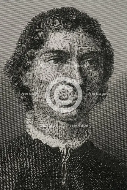 Niccolò Machiavelli  (1469-1527), Italian Renaissance writer and statesman, 1856.  Creator: Unknown.