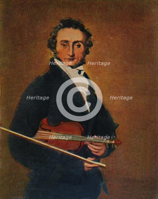 'Niccolò Paganini 1782-1840', 1934. Creator: Unknown.