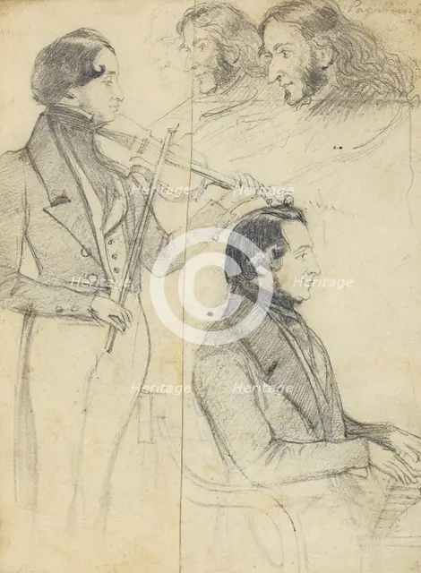 Niccolò Paganini (1782-1840). Artist: Anonymous  
