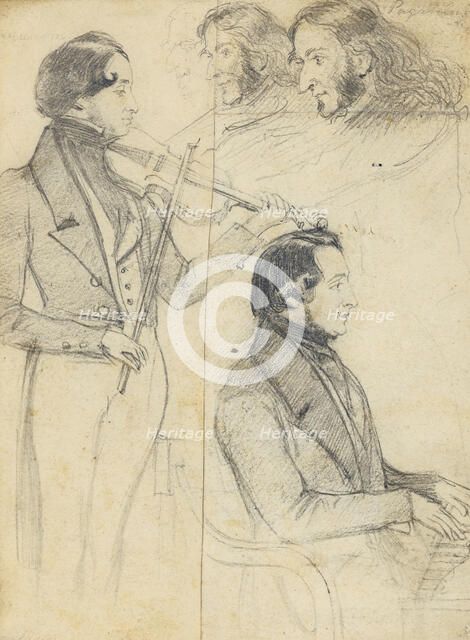 Niccolò Paganini (1782-1840). Artist: Anonymous  