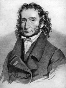 Niccolò Paganini, Italian violinist, 19th century