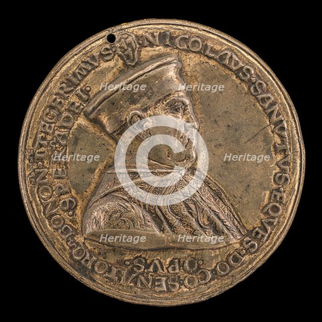 Niccolò Sanuti, c. 1407-1482, Noble of Bologna [obverse], c. 1482. Creator: Sperandio Savelli.