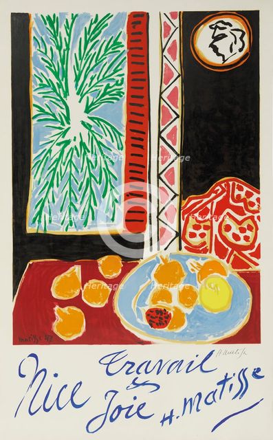 Nice Travail et Joie, 1947. Creator: Matisse, Henri (1869-1954).