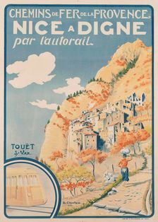 Nice à Digne, 1935. Creator: Chanteau, Gabriel (1874-1955)