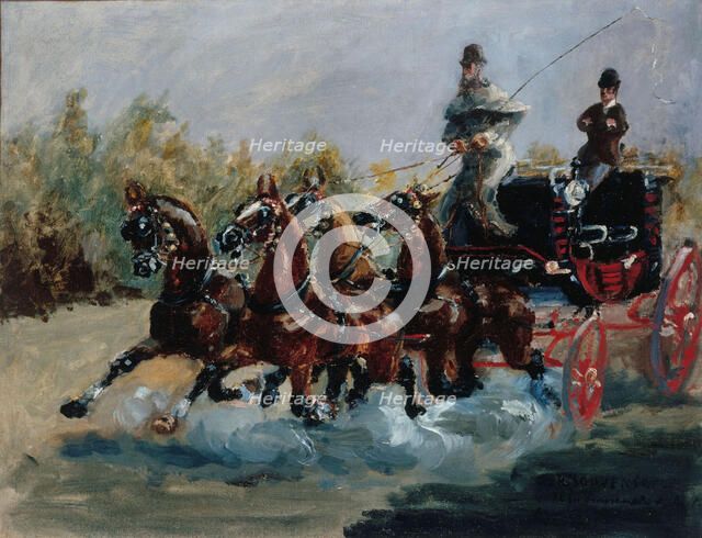 Nice, on the Promenade des Anglais. Artist: Toulouse-Lautrec, Henri, de (1864-1901)