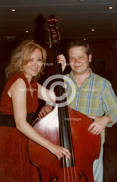Nicki Parrott, Malcolm Creese, Blackpool Jazz Party, 2007. Creator: Brian Foskett.