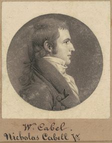 Nicholas Cabell, Jr., 1808. Creator: Charles Balthazar Julien Févret de Saint-Mémin