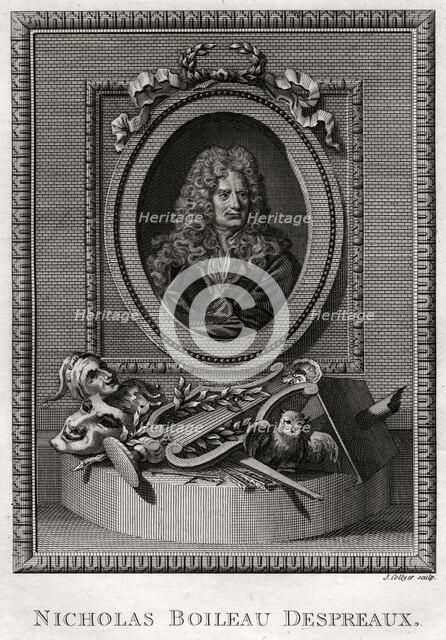 'Nicholas Boileau Despreaux', 1775. Artist: J Collyer