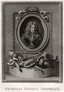 Nicholas Boileau Despreaux 1775. Artist: J Collyer