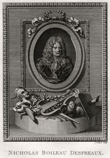 Nicholas Boileau Despreaux 1775. Artist: J Collyer