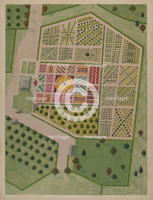 Nicholas Bayard Estate, c. 1936. Creator: Helen Miller.