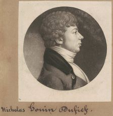 Nicholas Gouin Dufief, 1801. Creator: Charles Balthazar Julien Févret de Saint-Mémin