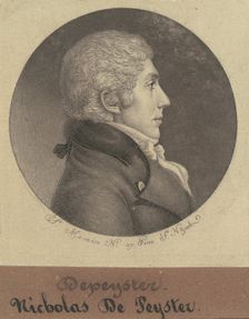 Nicholas de Peyster, Jr., 1797. Creator: Charles Balthazar Julien Févret de Saint-Mémin