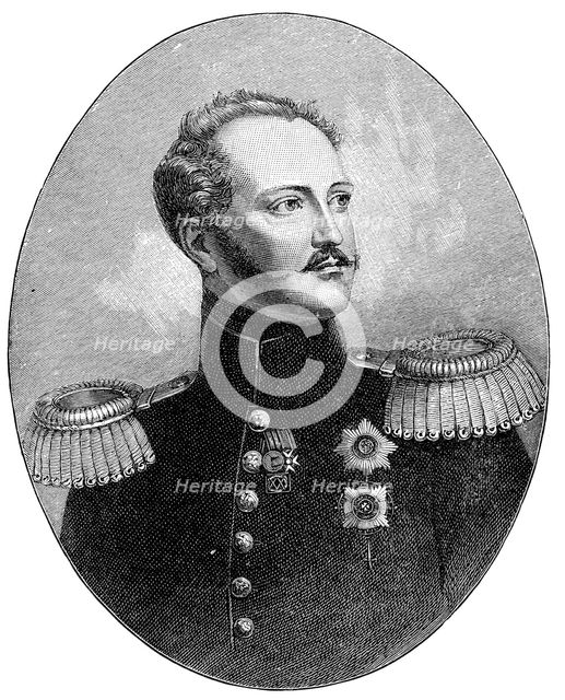Nicholas I (1796-1855), Tsar of Russia in military uniform. Artist: Unknown
