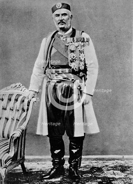 'Nicholas I., King of Montenegro', c1913. Artist: Charles JS Makin.