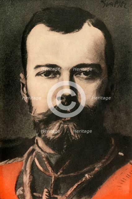 'Nicholas II., Czar of Russia', 1910. Creator: Joseph Simpson.