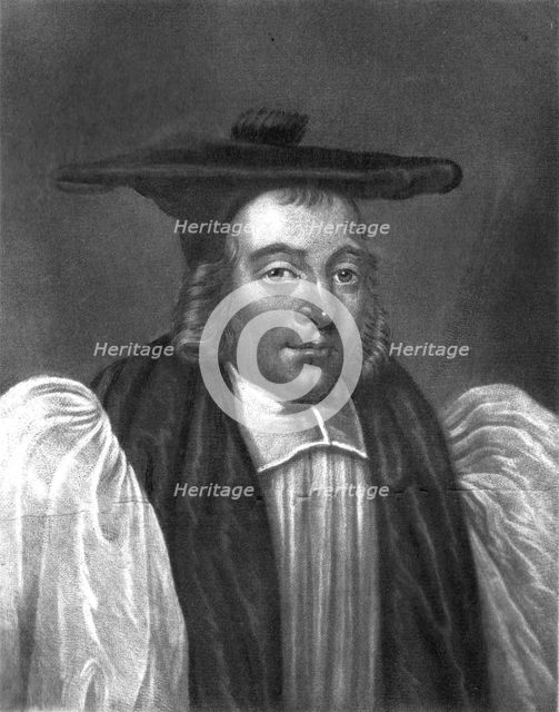 ''Nicholas Monk (Monck), Bishop of Hereford; Obit 1661', 1811. Creator: Robert Dunkarton.