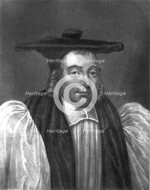 ''Nicholas Monk (Monck), Bishop of Hereford; Obit 1661', 1811. Creator: Robert Dunkarton.