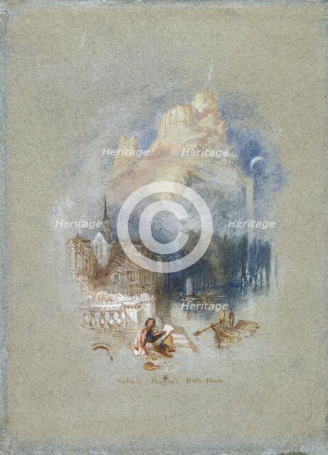 Nicholas Poussin's Birthplace, 1832. Creator: JMW Turner.