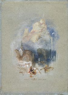 Nicholas Poussin's Birthplace, 1832. Creator: JMW Turner