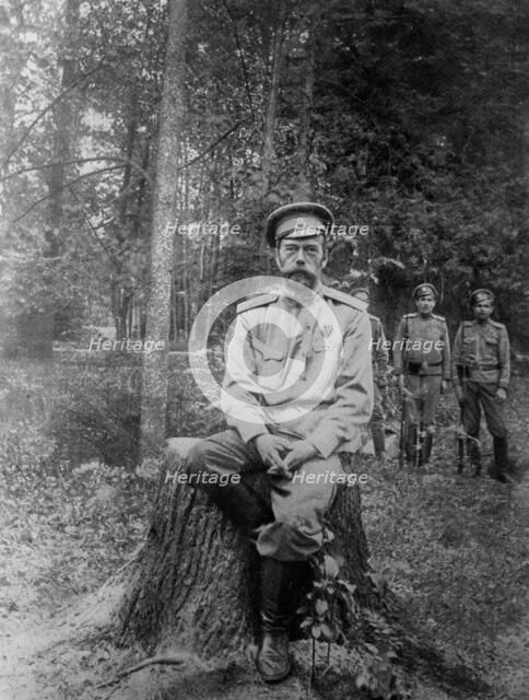 Nicholas Romanoff [Romanov], 1917. Creator: Bain News Service.