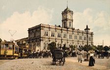 Nicholas Railway Station, Kalanchyovskaya Square, Moscow, Russia, c1904-c1905